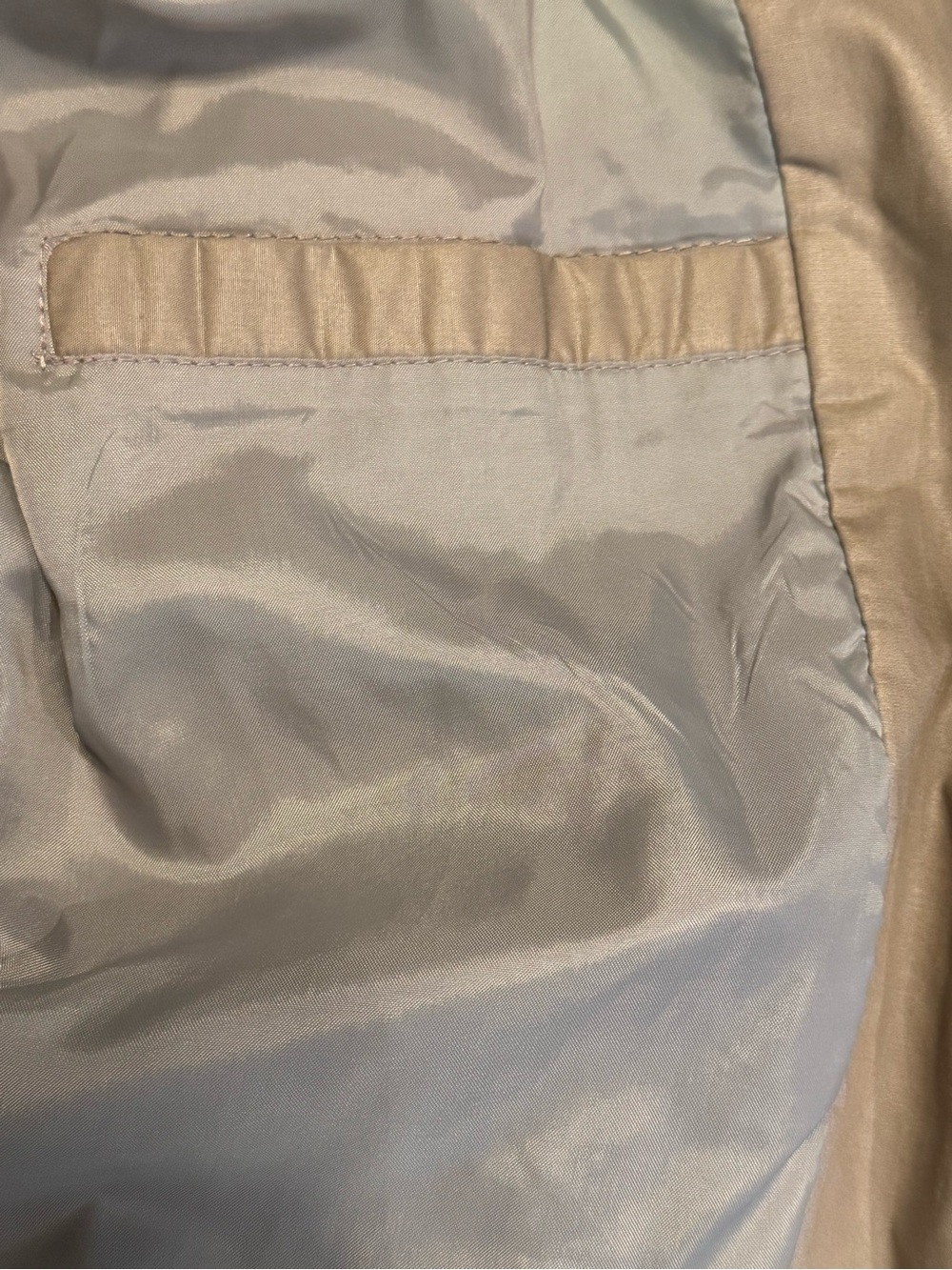 Members Only Khaki Iconic Racer Lightweight Bomber Jacket - Picture 9 of 9